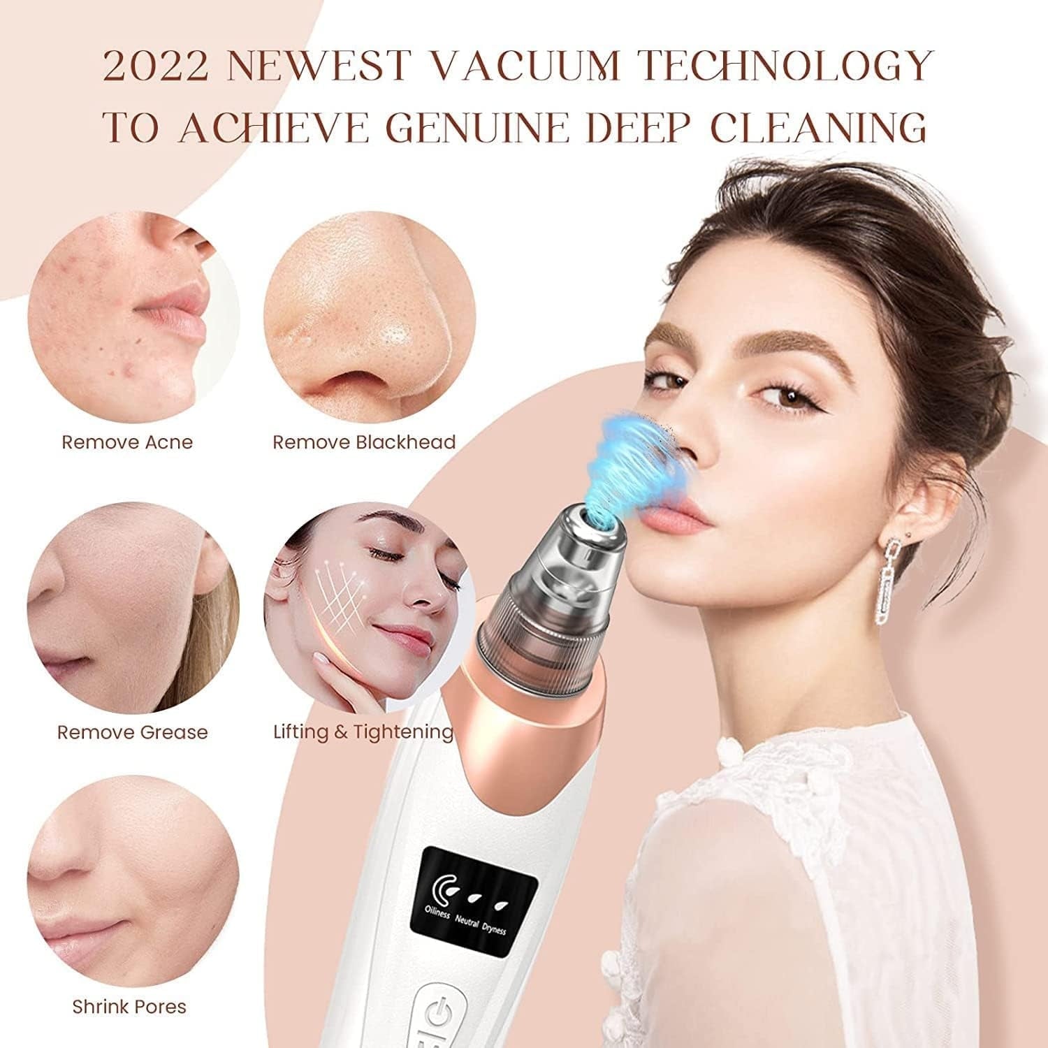 JB- 8826 Beauty Skin Care Expert Acne Pore Cleaner Acne  Beauty skin care specialist 5in1