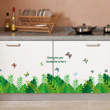 Green Grass Design Decorative Vinyl Wall Sticker size (50 CM X 70 CM) sk7128