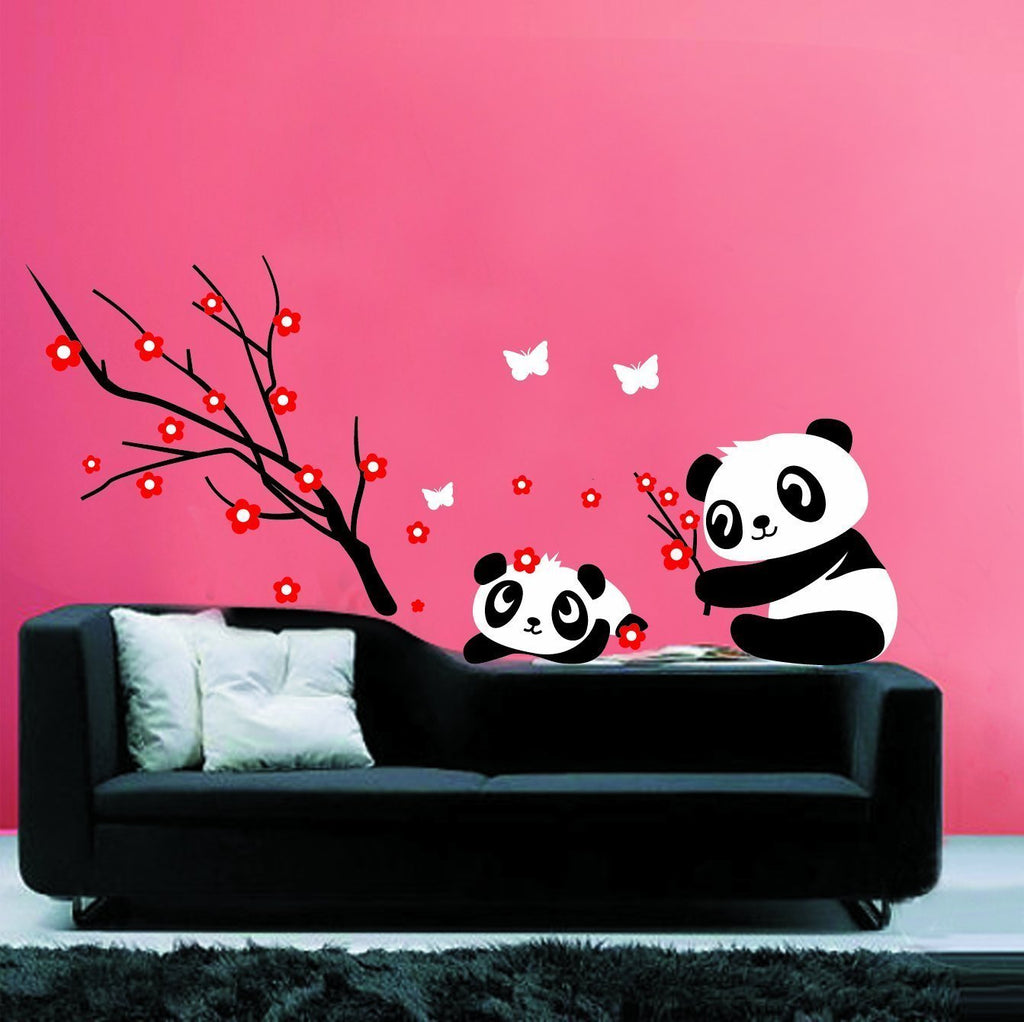 Cartoon Panda Wall Sticker JM8243