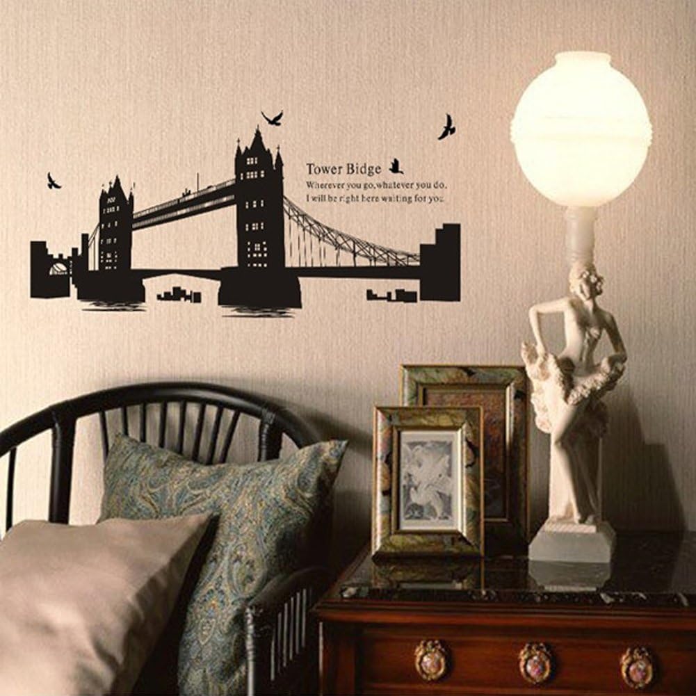 Twin Bridges Wall Sticker size 60x90 ay9135