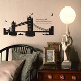 Twin Bridges Wall Sticker size 60x90 ay9135