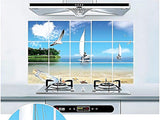 Kitchen Oil Proof Wall Sticker Heat Resistant Waterproof Self Adhesive Backsplash Cover for Kitchen Wall Protection