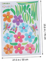 Ay7240 Butterfly Flower Wall Stickers Kids Room Wall Decor Wall Decals Nursery Wall Decor Wall Decals