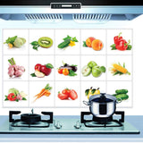 Kitchen Oil Proof Wall Sticker Heat Resistant Waterproof Self Adhesive Backsplash Cover for Kitchen Wall Protection