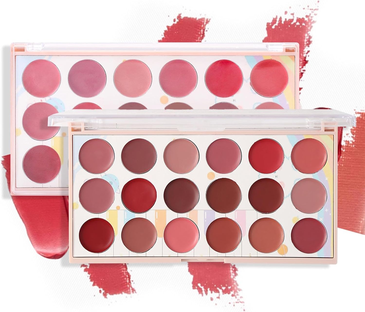 Moccallure Professional 18-Colors Lipstick Kit – Long-Lasting, Hydrating &amp; Compact | Unisex Makeup Set