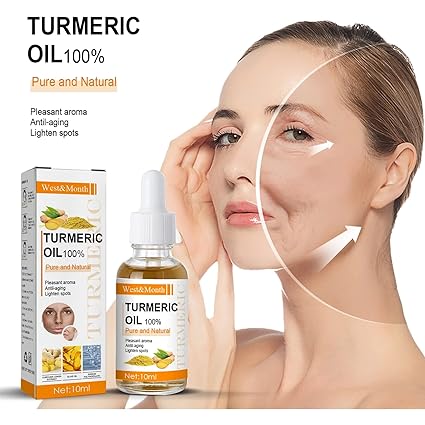 10ml Turmeric Lemon Oil Skin Glow To Lightening Acne Dark Patches, Turmeric Dark Spot Corrector Serum, Turmeric Repair Face Serum, Bright Skin Dark Spot Corrector Face Whitening Serum