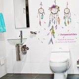 Cortina Dreamcatcher Art Theme Wall Sticker (Vinyl, 46 cm x 5 cm x 5 cm, PNB-SK9051)