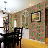 3D Wooden Brick Wallpaper PE Foam Wall Stickers | Self Adhesive DIY Wall Decor (24×90cm)