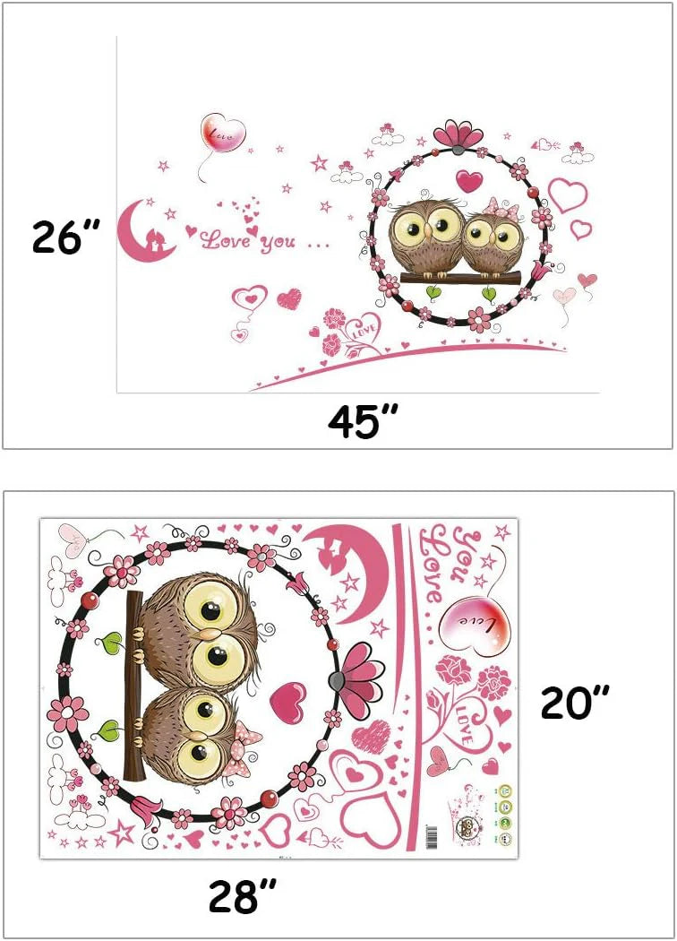 Love you wallpaper decal size 50x70 XLs7207