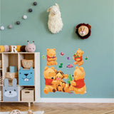 Winnie the Pooh and Tigger Stick Nursery/baby Wall Sticker Decal size 20x55 ADL377