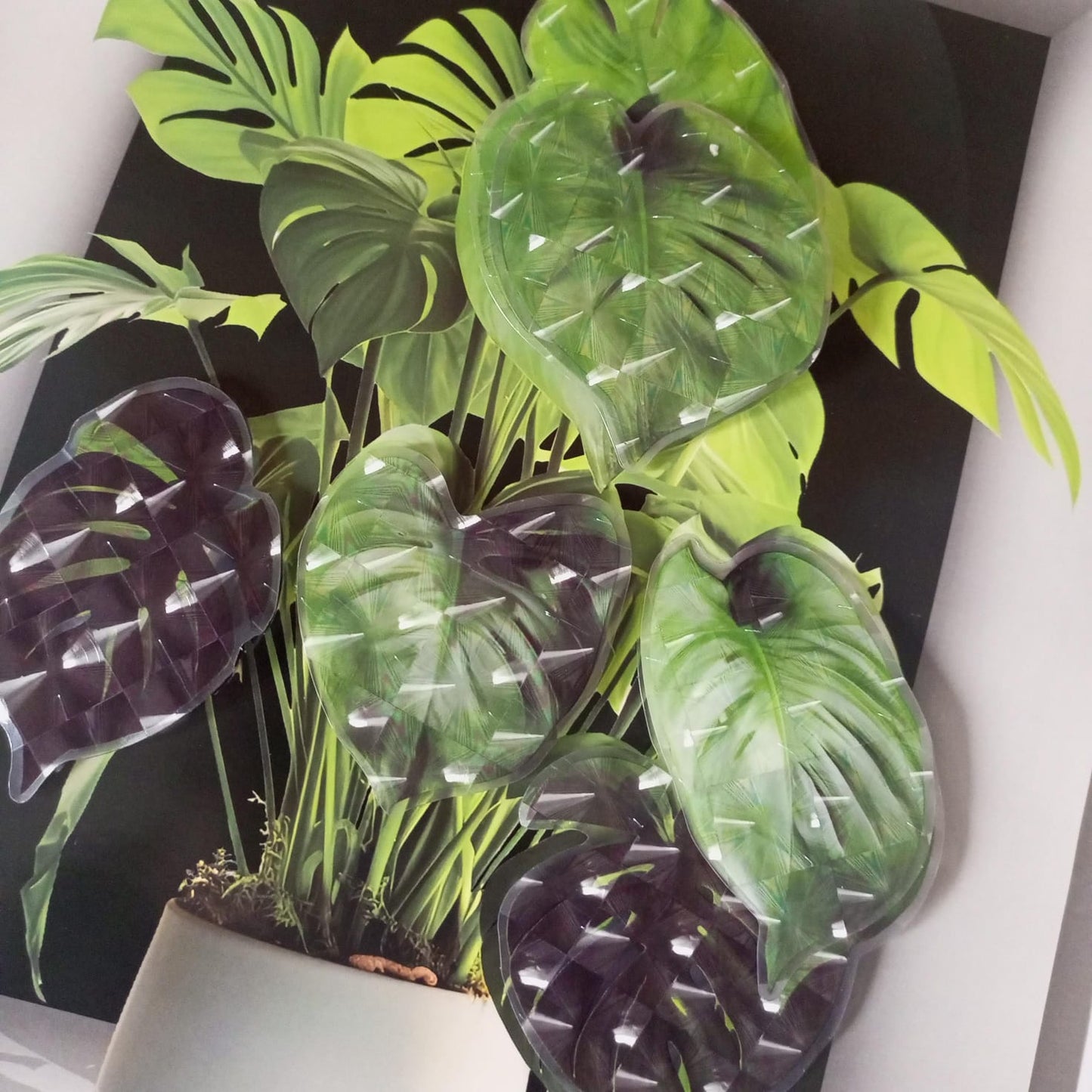 3D Aweosome flower Chinese Style Flower Classical Vase Wall Sticker