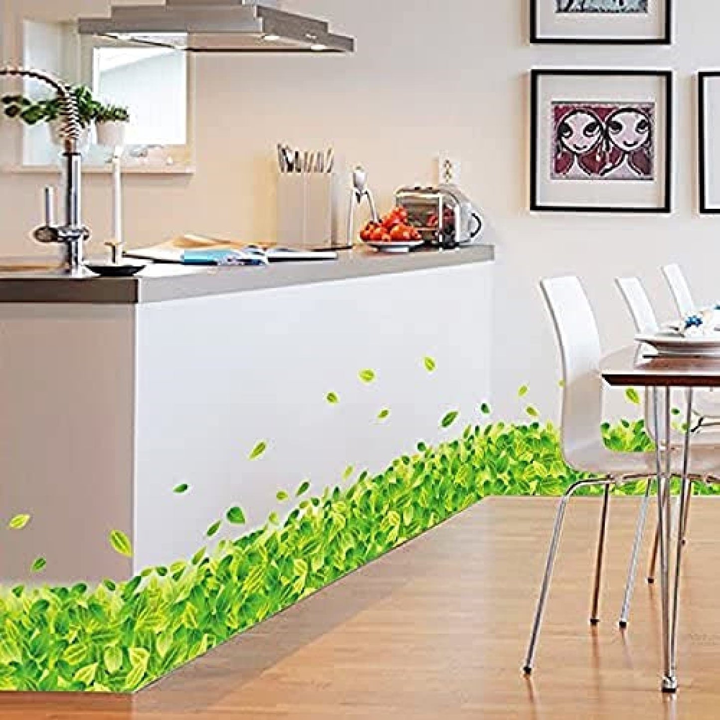 JAAMSO ROYALS Green Grass Design Vinyl Self Adhesive Home Décor Wall Sticker SIZE (50 CM X 70 JAAMSO ROYALS Green Grass Design Vinyl Self Adhesive Home Décor Wall Sticker (50 CM X 70 )  SK7015