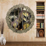 Zooarts Movie Dinosaurs Wall Decals Sticker for Kids Children Nursery Room (Style A) size 50x50 ncx007