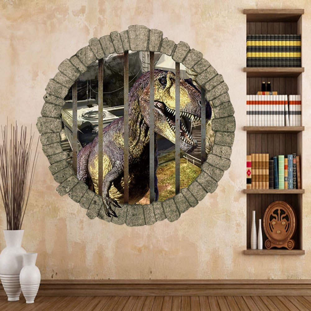 Zooarts Movie Dinosaurs Wall Decals Sticker for Kids Children Nursery Room (Style A) size 50x50 ncx007