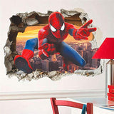 3D Effect Spiderman Wall Decal Sticker Room Decoration (50 x 70 cm) ncs14127