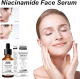 Pretty Cowry Nicotinamide Serum with Vitamin C | 30 ml Nicotinamide Face Serum for Anti-Wrinkles and Age, Even Skin, Against Blemishes and Stains