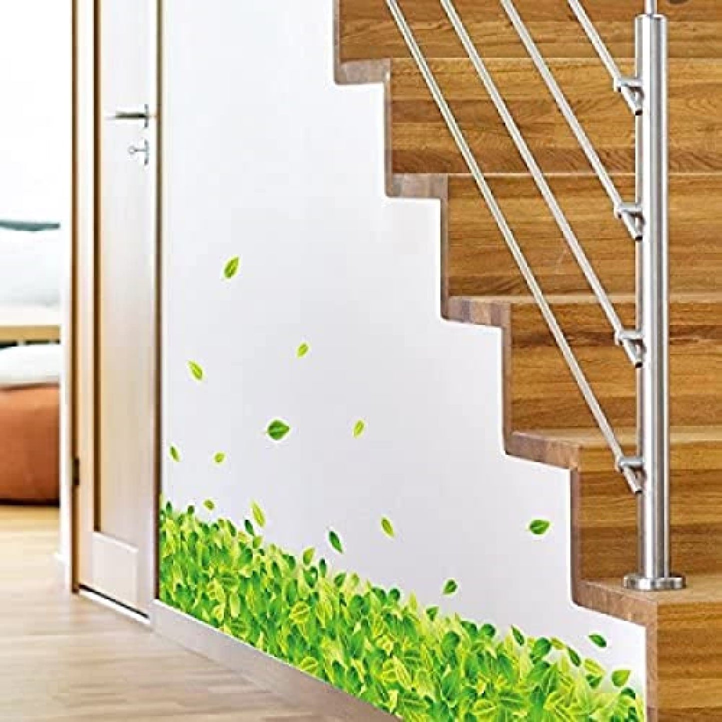 JAAMSO ROYALS Green Grass Design Vinyl Self Adhesive Home Décor Wall Sticker SIZE (50 CM X 70 JAAMSO ROYALS Green Grass Design Vinyl Self Adhesive Home Décor Wall Sticker (50 CM X 70 )  SK7015