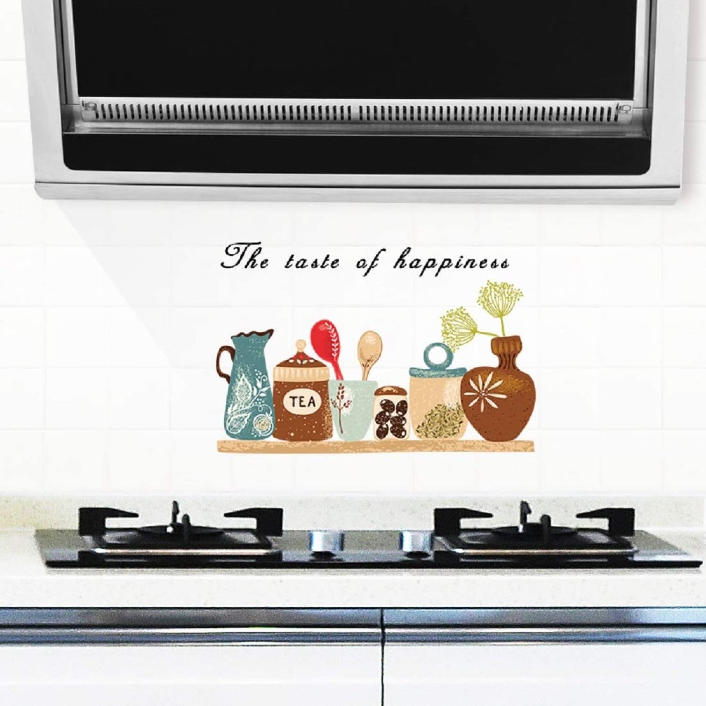 JAAMSO ROYALS Kitchen Grocery Wall Tiles Stickers Waterproof, Kitchen Stickers for Wall, Wall Sticker for Kitchen, Kitchen Sticker, Kitchen Tiles Wall Stickers size 60x90 nc041