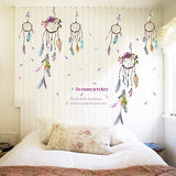 Cortina Dreamcatcher Art Theme Wall Sticker (Vinyl, 46 cm x 5 cm x 5 cm, PNB-SK9051)
