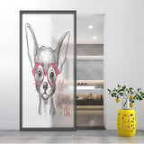 Lunarable Bow Bath Mat, Life is Better with a Chi Typographic Words and Sketched Chihuahua, Plush Bathroom Decor Mat with Non Slip Backing size 60x90 jm8388