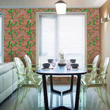 3D Wooden Brick Wallpaper PE Foam Wall Stickers | Self Adhesive DIY Wall Decor (24×90cm)