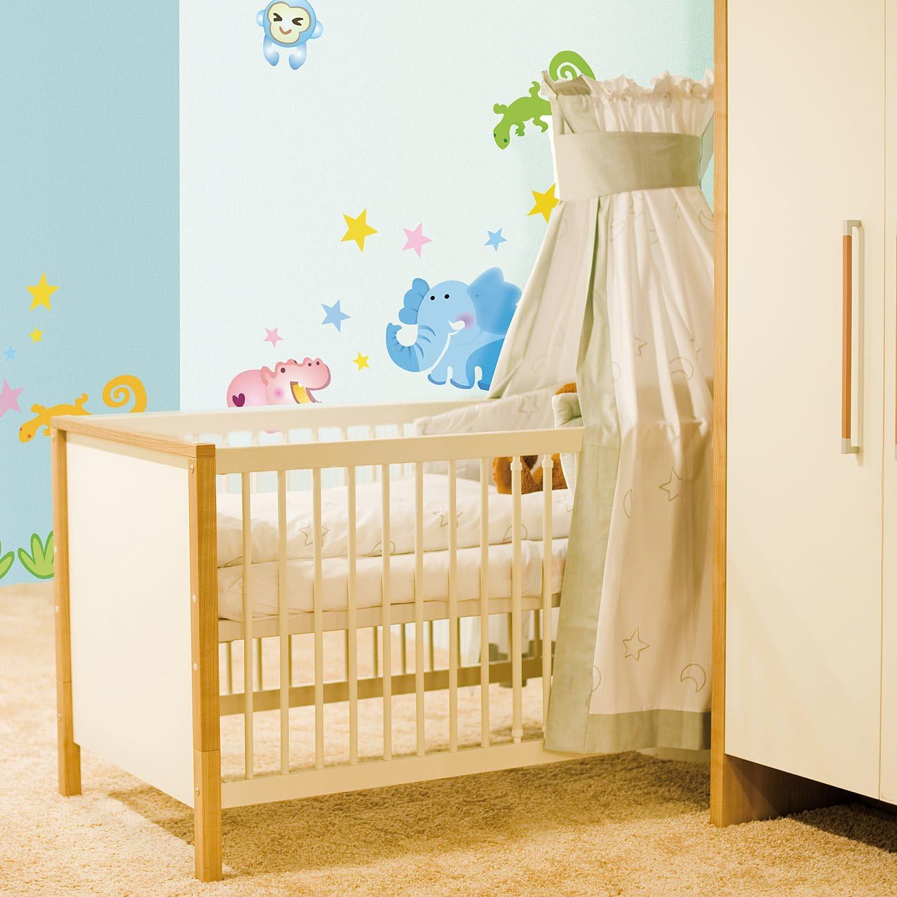 Wildly funny wall decals for children's "Kenya" size 50x70 mj7009