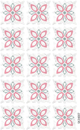 Sk34007 Self-adhesive PVC Waterproof Wall Floor Tile Diagonal Sticker