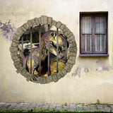 Zooarts Movie Dinosaurs Wall Decals Sticker for Kids Children Nursery Room (Style A) size 50x50 ncx007