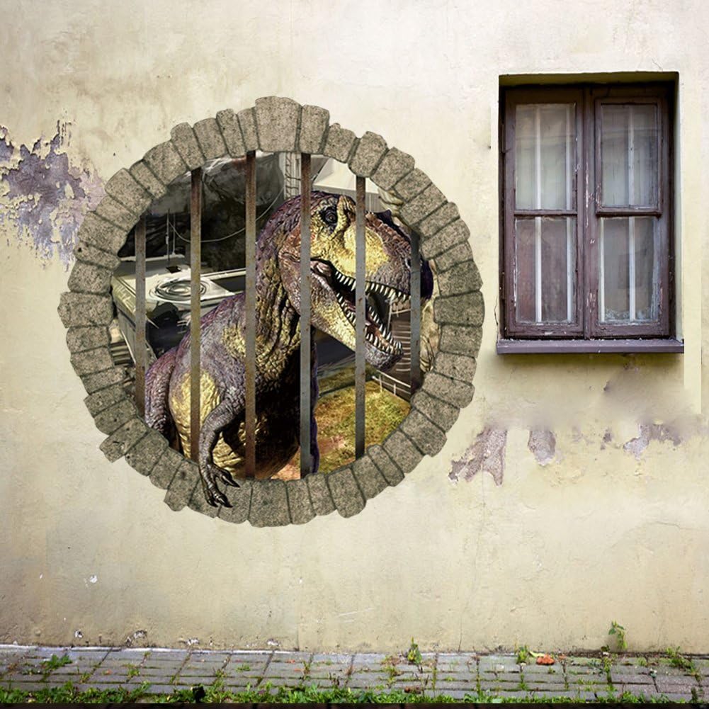 Zooarts Movie Dinosaurs Wall Decals Sticker for Kids Children Nursery Room (Style A) size 50x50 ncx007