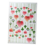 China Supplier Removable Beautiful Flower Vinyl Wall Paper Sticker For Room Decoration size 60x90 ay928