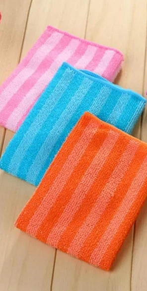 Microfiber Cleaning Towel Set – Super Absorbent, Soft &amp; Reusable for Kitchen, Car &amp; Home Use" - PACK OF 3
