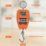 Heavy-Duty Mini Crane Scale with LCD Display – Portable Digital Hanging Weight Scale for Industrial Lifting ( random colour )