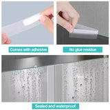 Silicone Door Draft Stopper & Window Seal Strip | Weatherproof, Dustproof & Noise-Reducing Silicone Gap Seal for Doors, Windows & Shower Spaces