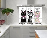 Kitchen Oil Proof Wall Sticker Heat Resistant Waterproof Self Adhesive Backsplash Cover for Kitchen Wall Protection