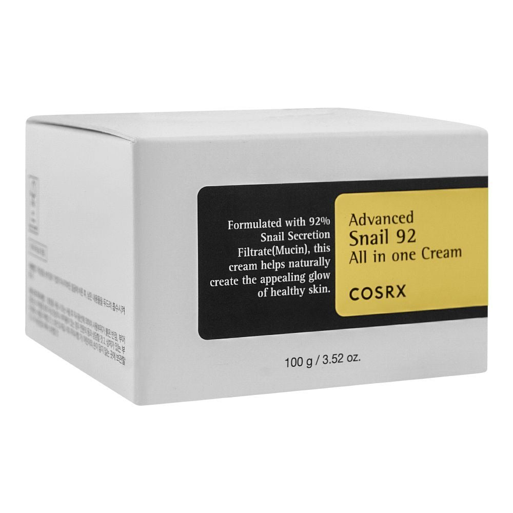 COSRX Advanced Snail 92 All-in-One Cream | Hydrating, Repairing & Anti-Aging Korean Skincare Moisturizer