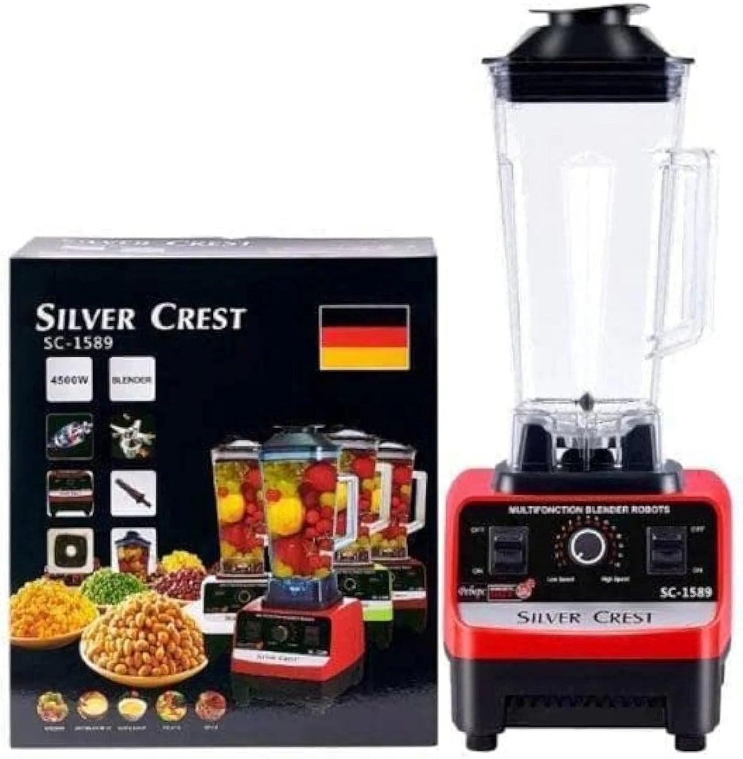 2?in?1 German Technology SC?1589 Juicer, Blender & Dry Mill Jar