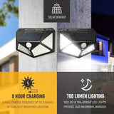 Solar Interaction Light | Solar charging Led Induction Motion sensor wall lamp for Outdoor Garden Courtyard BK-100