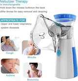 Mini Portable Silent Nebulizer Handheld Inhaler Atomizer: Medical Grade Mesh Technology for Asthma and Respiratory Care
