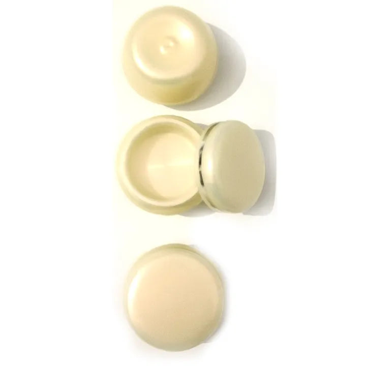 pack of 12 Empty Cosmetic Containers Cream Pot Jar Refillable plastic Handi 20gram