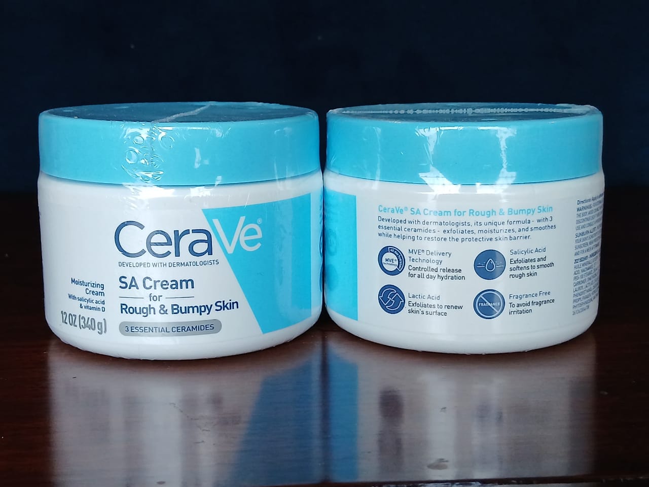 CeraVe SA Cream for Rough & Bumpy Skin – 12 oz (340 g) | Exfoliating & Moisturizing Cream for Very Dry, Textured Skin
