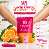 Meow Club 10 Min Painless Body Wax Orange Hair Removal Powder for Women