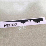 Personality Creative Funny Toilet Wall Sticker DIY Home Wall Decals Room Interior Creative Wallpaper Decor PVC Removable Sticker NChello1 Size:45x12cm