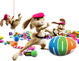 Female Bunny From Hop wall sticker
