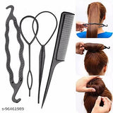 Hair Styling Set, Fashion Hair Design Styling Tool Accessories DIY Hair Accessories Tool Kit Hair Sculpting Tool Kit, Magic ple Quick Spiral Braide  htfrbks6j-1