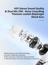 Air 39 Earbuds - Air 39 Transparent Earbuds - Air 39 Original Earbuds - High Quality Sound - Bluetooth 5.3 - Accurate right Left - Super Bass - Super Sound - HD Calling - ENC technology (Random Color)