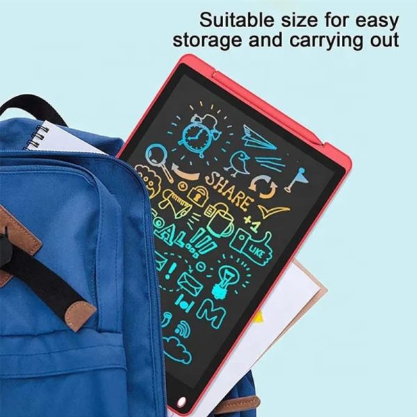 Multi Color Lcd Writing Drawing Tablet | Kids Learning Table (random Color) - 8.5 inch