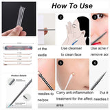 Beauty Makeup Tools 4in1 Black Head Stainless Steel