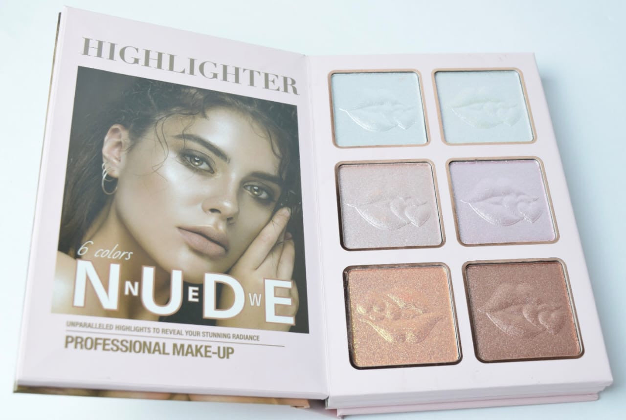 Uratm beauty 4 in 1 Professional Makeup Book Palette – All-in-One Eyeshadow, Eyebrow Powder, Concealer, Blusher &amp; Highlighter Kit
