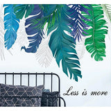 HT94015 Home Green Plant Wall Stickers