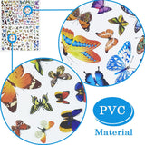 Butterfly Wall Sticker, Peel and Stick Wall Art Decal, Butterfly DIY Craft Decoration for Girl Kid Room Nursery Classroom Bedroom Bathroom Office Decor Aesthetic